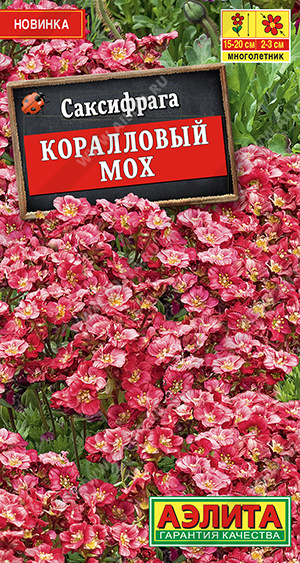 Саксифрага КОРАЛЛОВЫЙ МОХ 0,02 гр. Саксифрага КОРАЛЛОВЫЙ МОХ 0,02 гр.