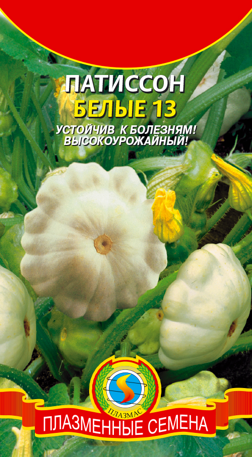 Патиссон БЕЛЫЕ 13 12 шт. Патиссон БЕЛЫЕ 13 12 шт.
